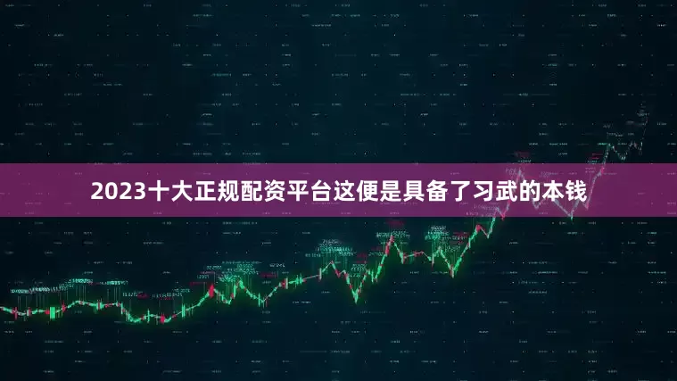 2023十大正规配资平台这便是具备了习武的本钱